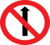 No Entry road sign