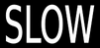 Slow road marking